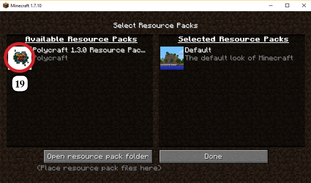 File:19. Polycraft Resource Pack add to game.png