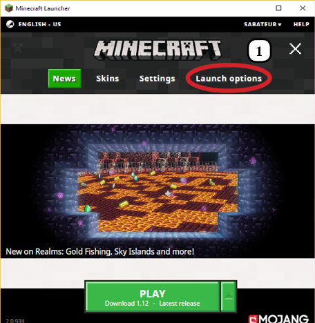 hwo to fix the new minecraft launcher version select
