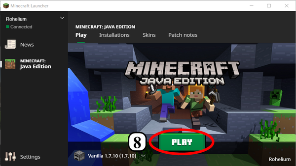 File:1. Select Minecraft launcher launch options.png - PolyCraft World